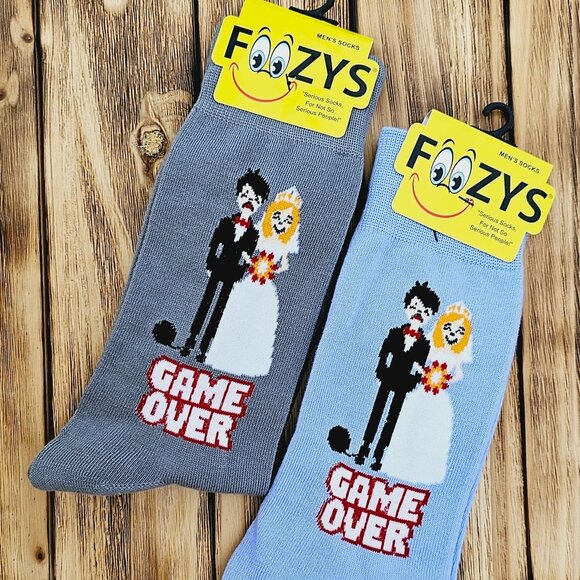 Men's Foozys Socks - Game Over - Picture 1 of 1